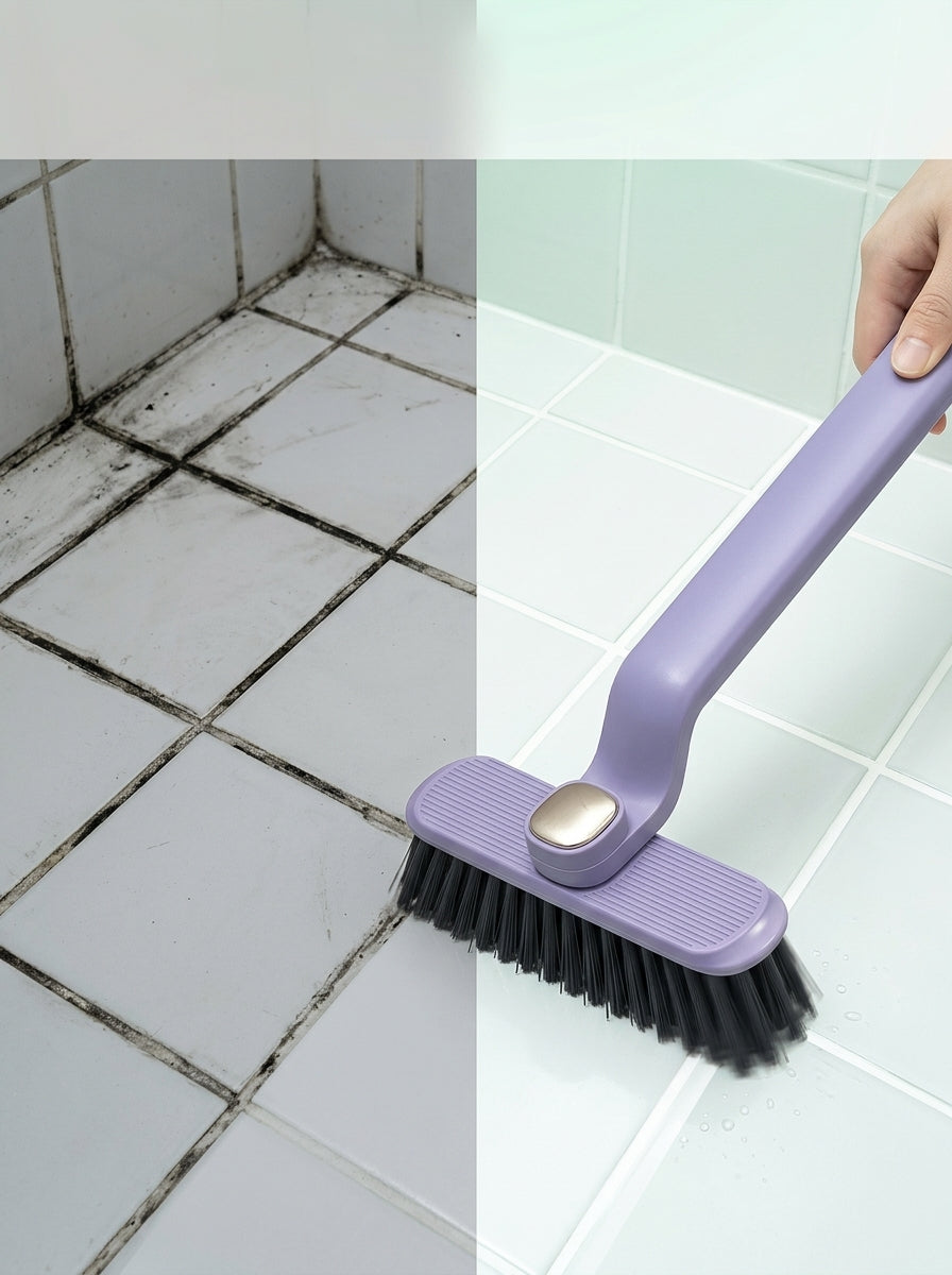Cleaning a sliding window track with the included pick tool